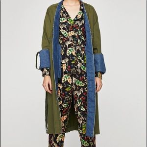 Zara zebra jungle print pajama style outfit